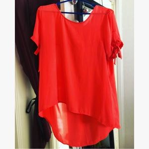 Classy Coral Chiffon